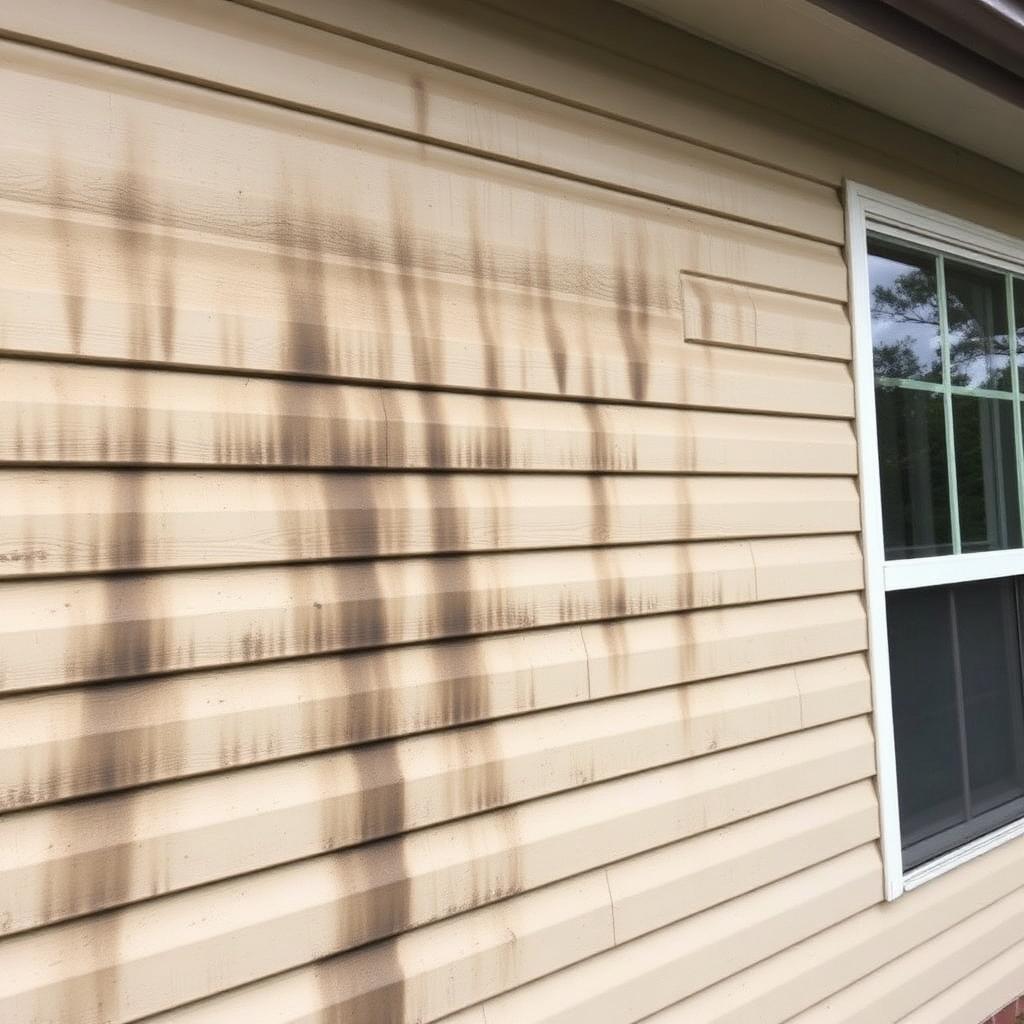 House siding before